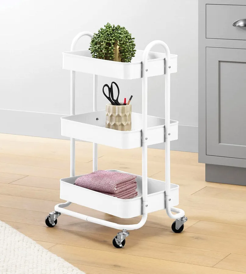 3-Tier Metal Utility Cart