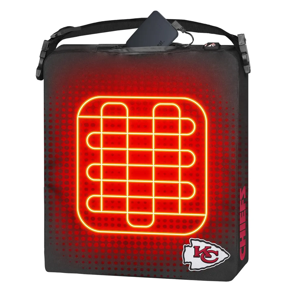 ActionHeat Kansas City Chiefs 5V Battery Heated Seat Cushion