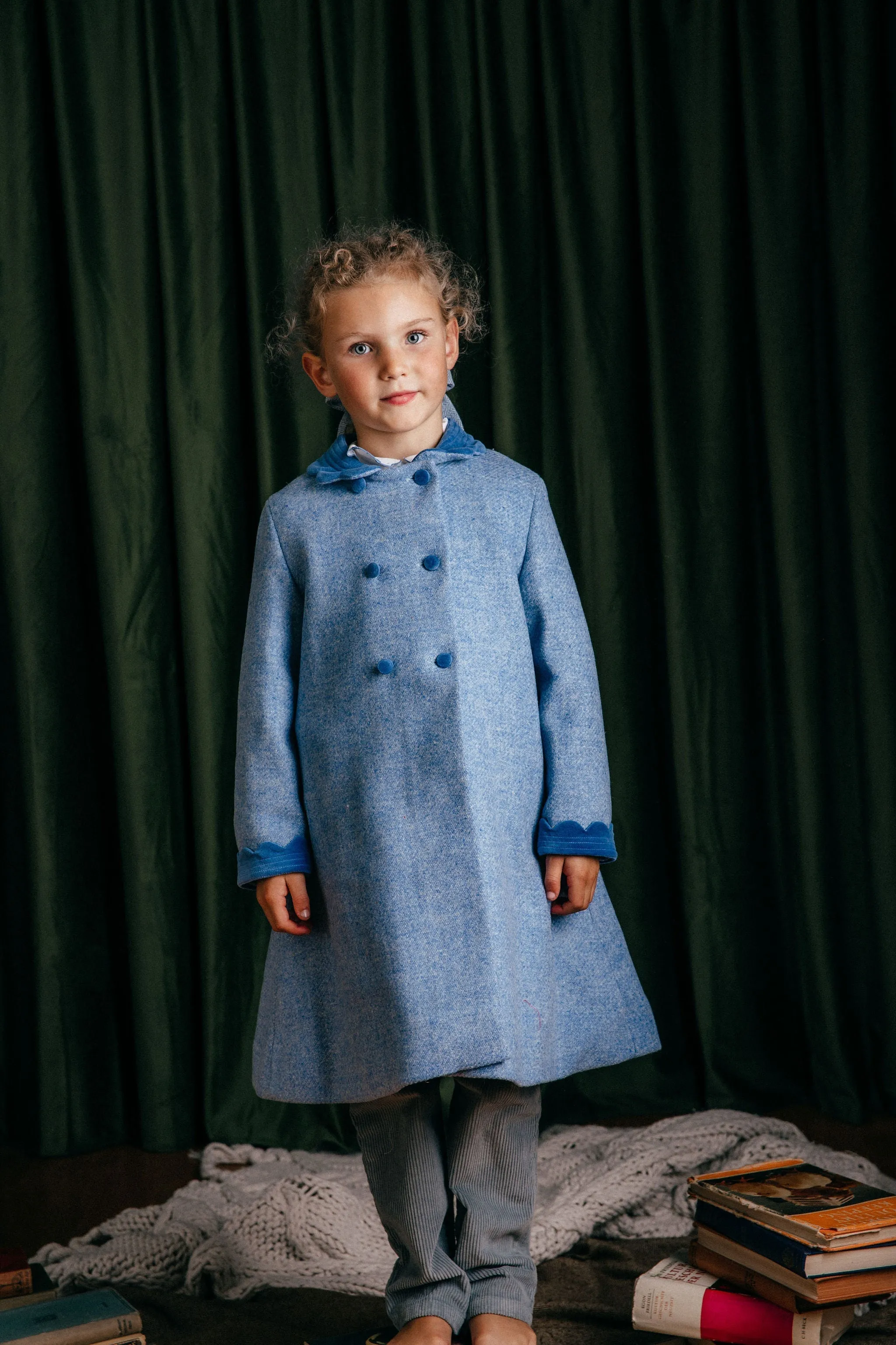 Alba Coat - Light Blue