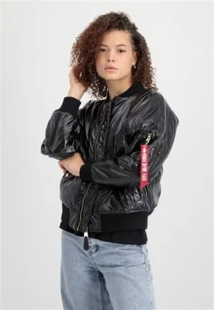 ALPHA MA-1 OS METALLIC FLIGHT JACKET