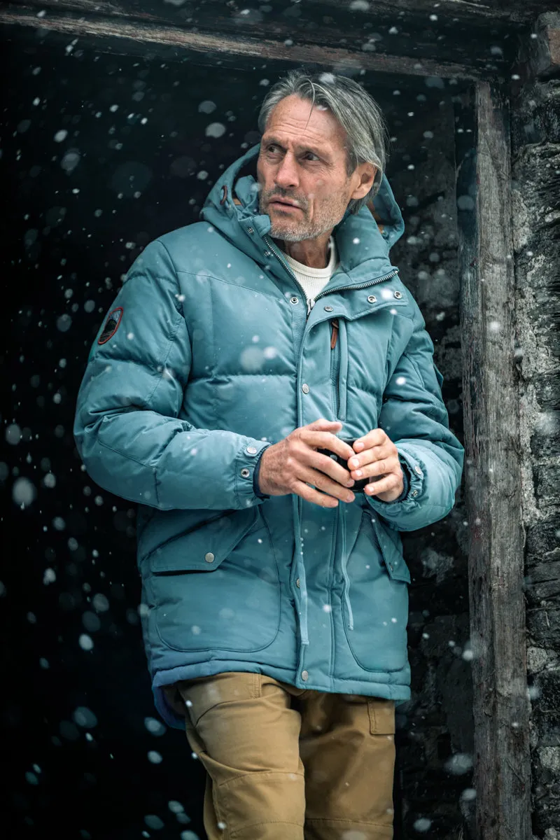 Blue Bonnington Puffer Jacket by SONS