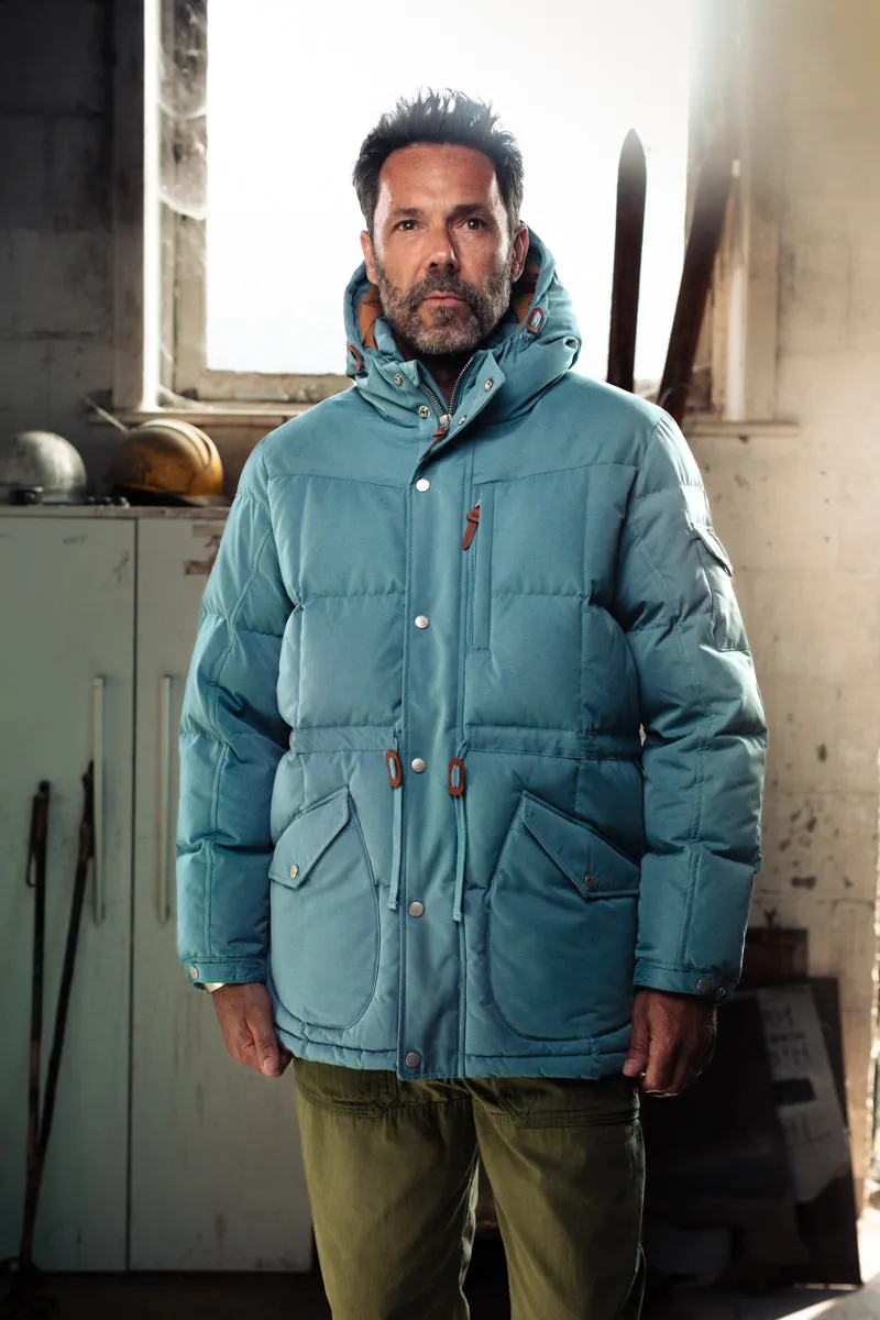 Blue Bonnington Puffer Jacket by SONS