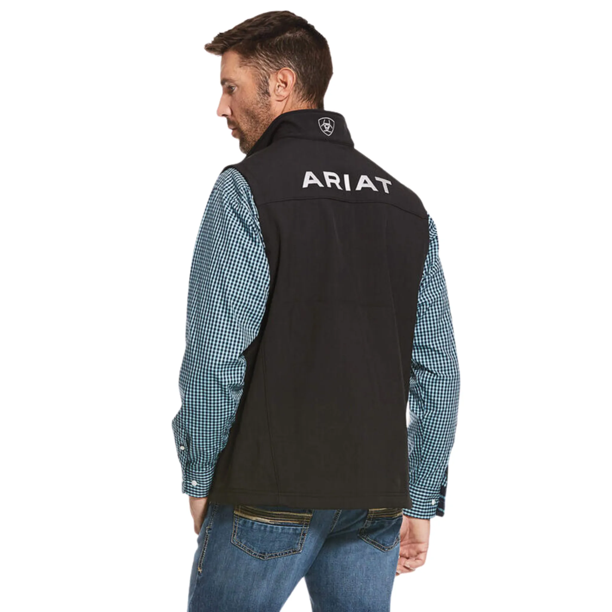 ARIAT MEN'S LOGO 2.0 SOFTSHELL VEST - 10028321