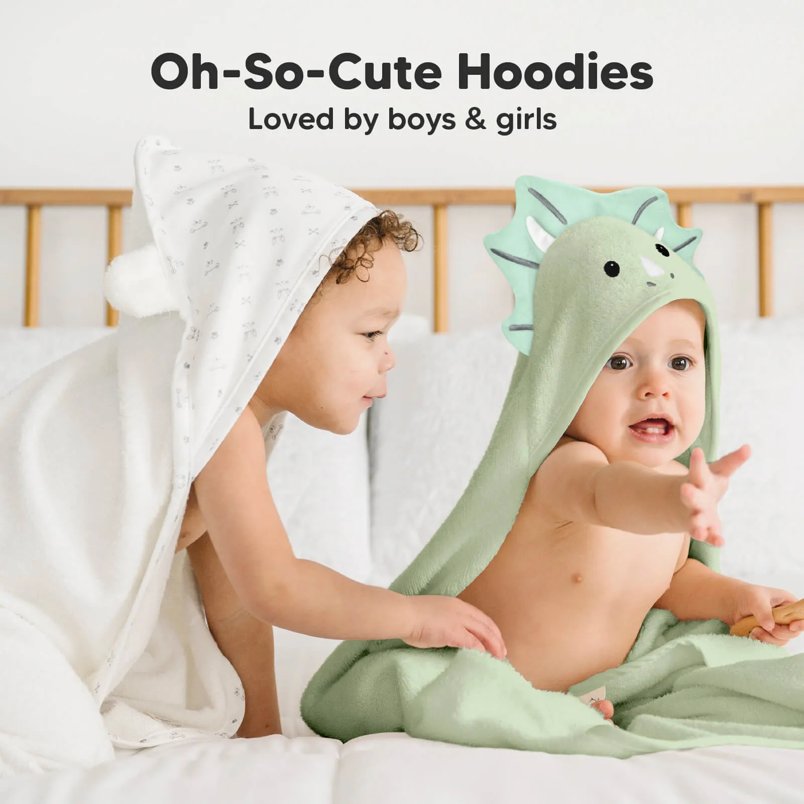 Cuddle Baby Hooded Towel (Triceratops)