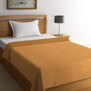 Dtex New bedsheets for Winter Soft Warm Fleece Blanket Woolen bedsheets for Double Bed(PB Gold)