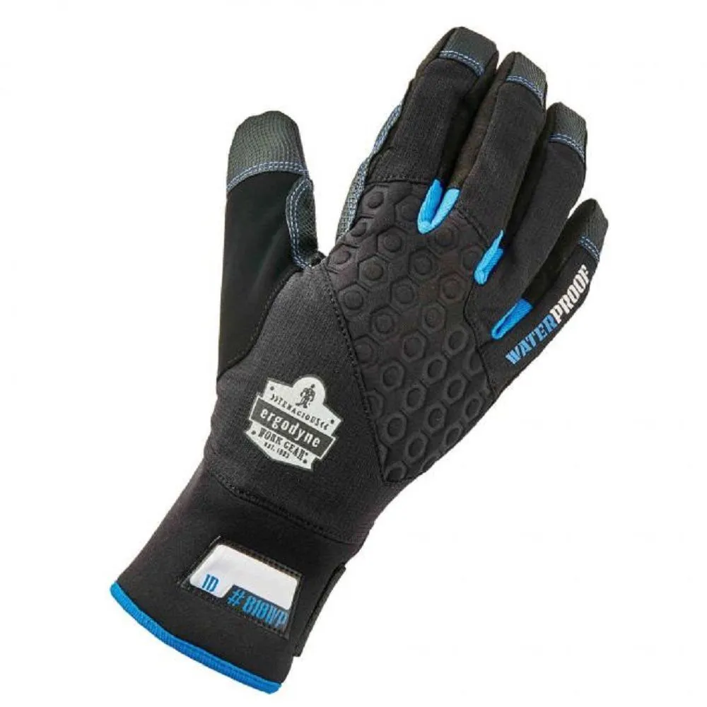 Ergodyne Proflex 818WP Touchscreen Compatible Thermal Waterproof Winter Work Gloves, 1 Pair