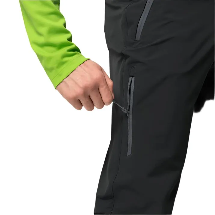 Jack Wolfskin Men's Activate XT Softshell Trousers - Black