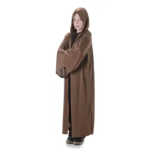 Kids Brown Hooded Robe