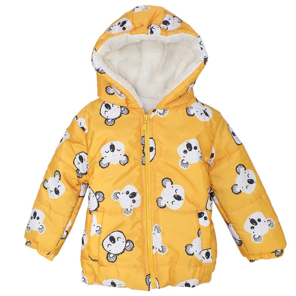 Kuala Bear Long-Sleeved Waterproof Hooded Jacket