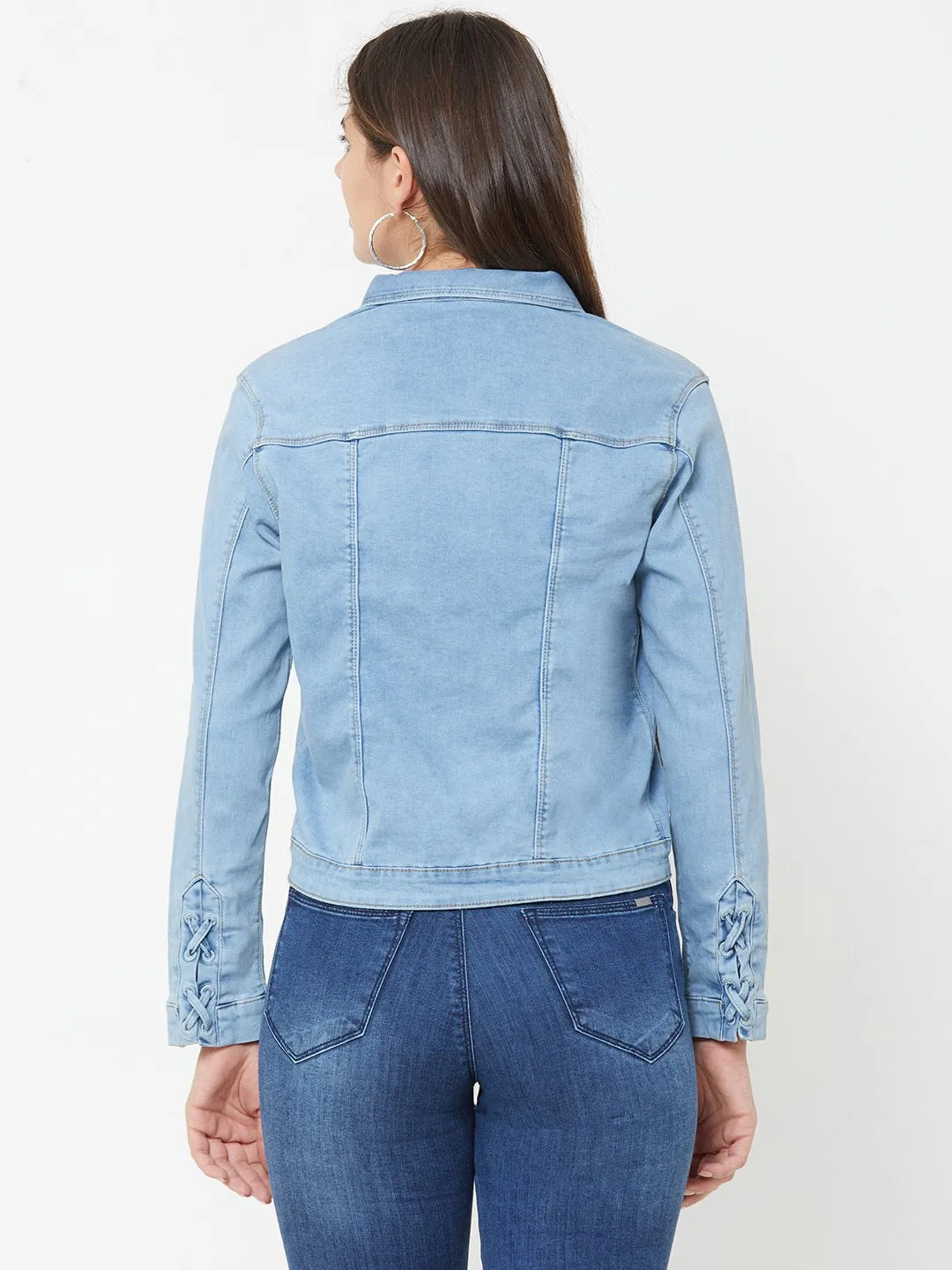 Light Blue Wovens Denim Jacket