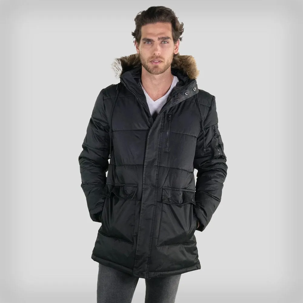 Members Only Men's Snorkel Puffer Jacket