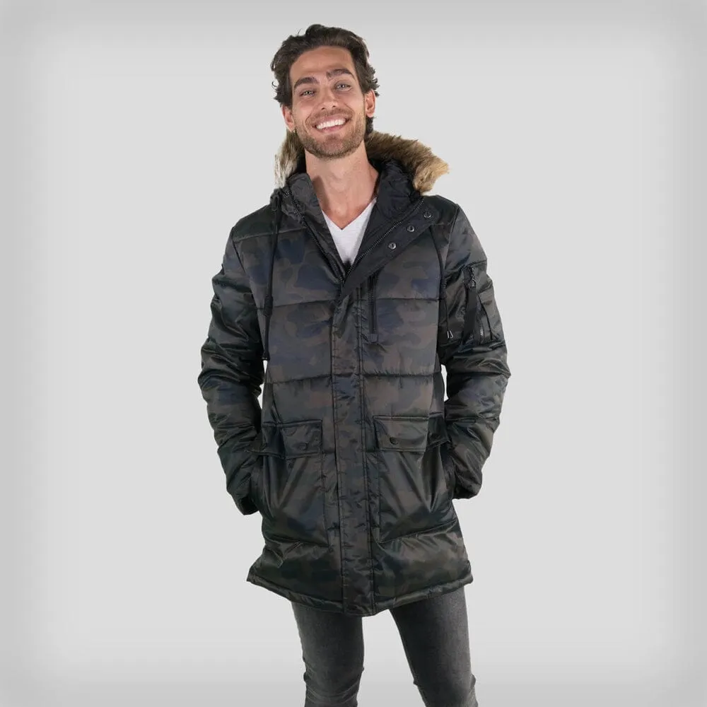 Members Only Men's Snorkel Puffer Jacket