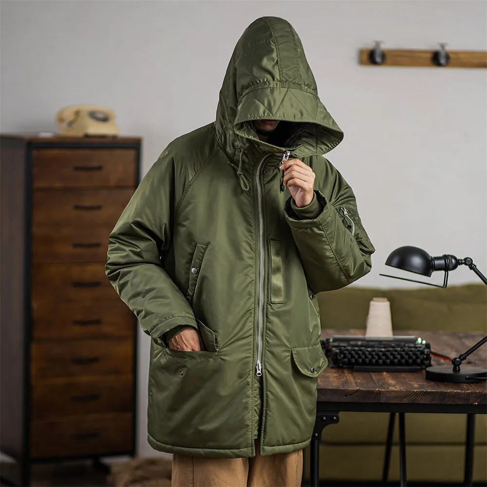 Mens N-3B Hooded Coat