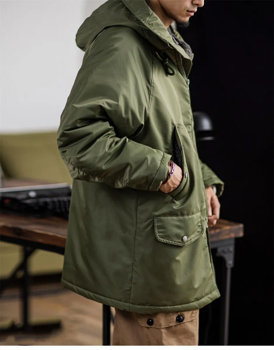 Mens N-3B Hooded Coat