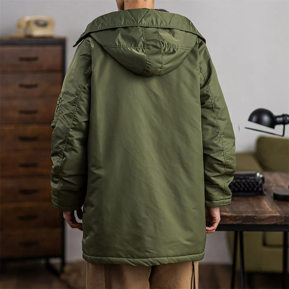 Mens N-3B Hooded Coat