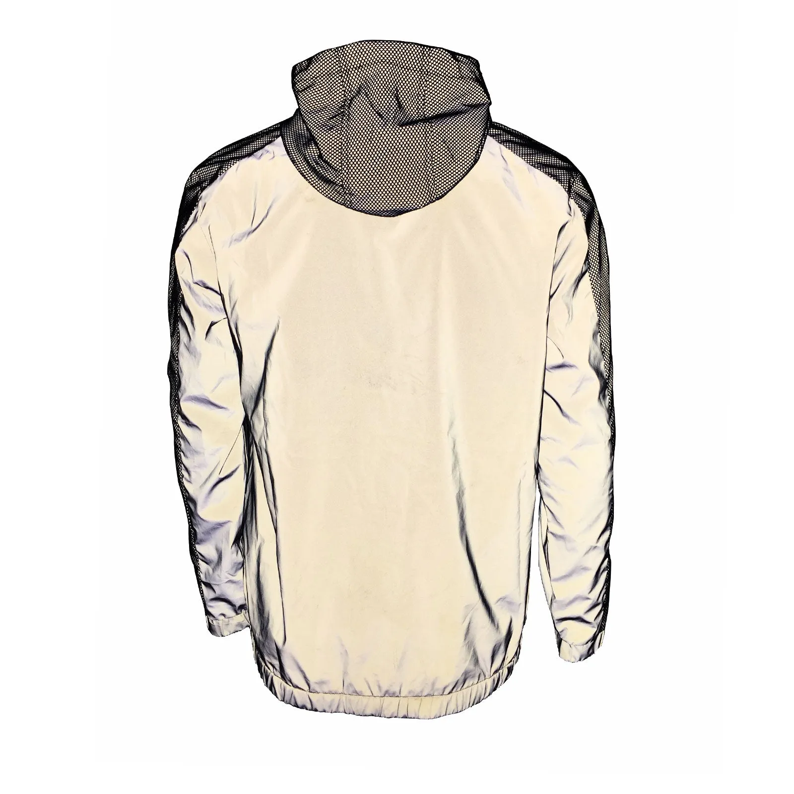 Mens Reflective Fabric Contrast Jacket