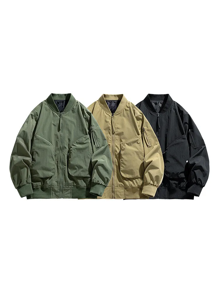 Men'S Windproof Bomber Jacket