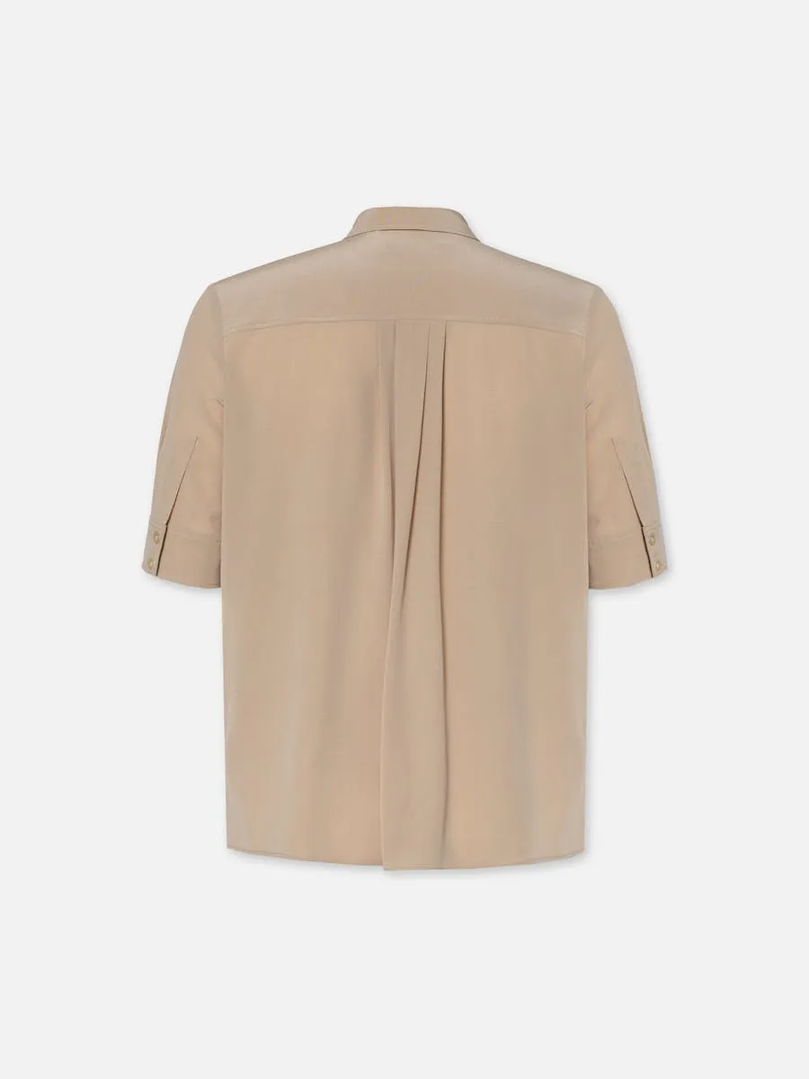 Patch Pocket Button Down | Khaki Tan