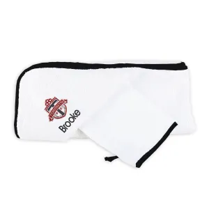 Personalized Toronto FC Hooded Towel & Wash Mitt Set