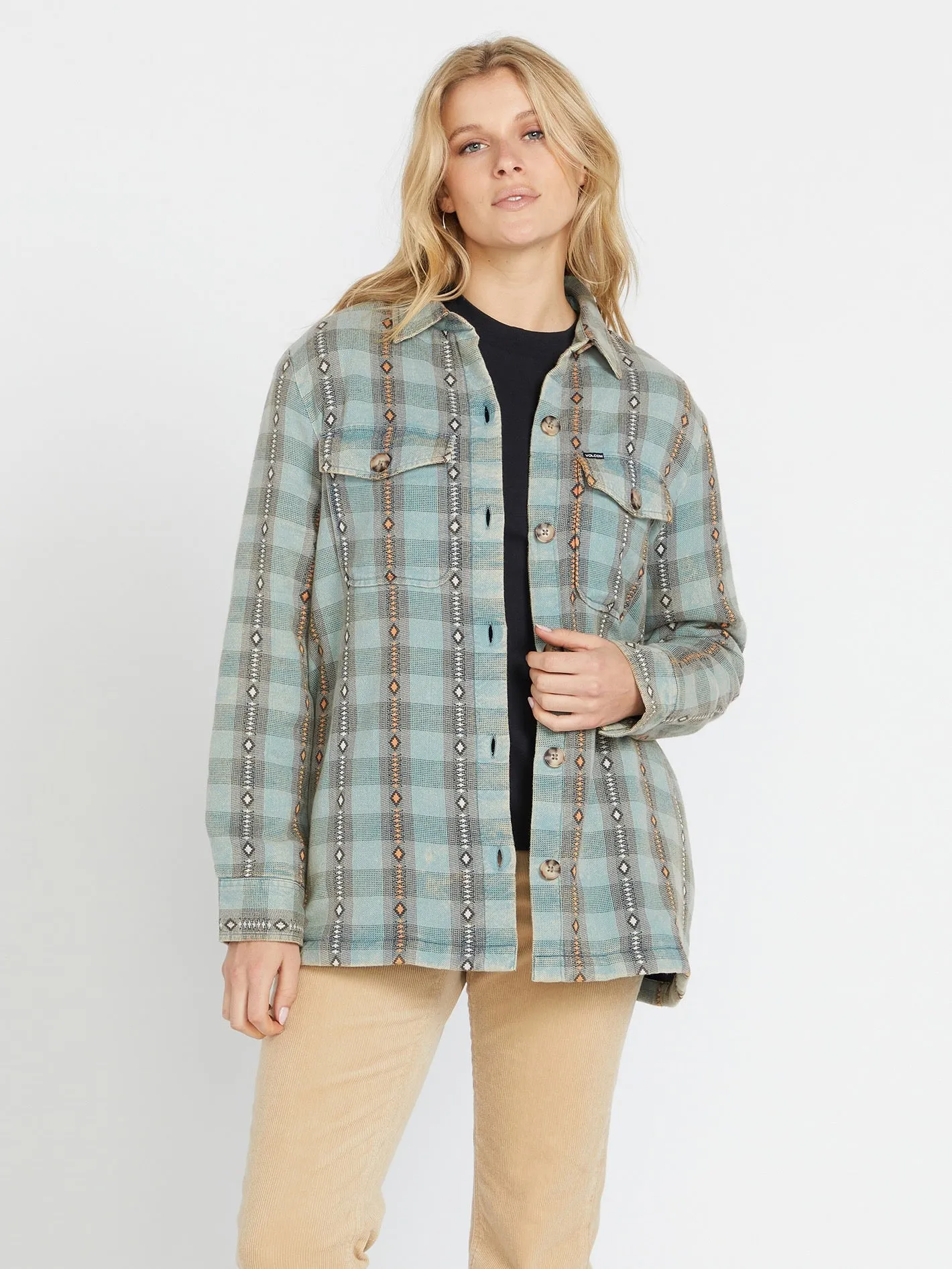 Polar Boobear Flannel - Glacier Blue