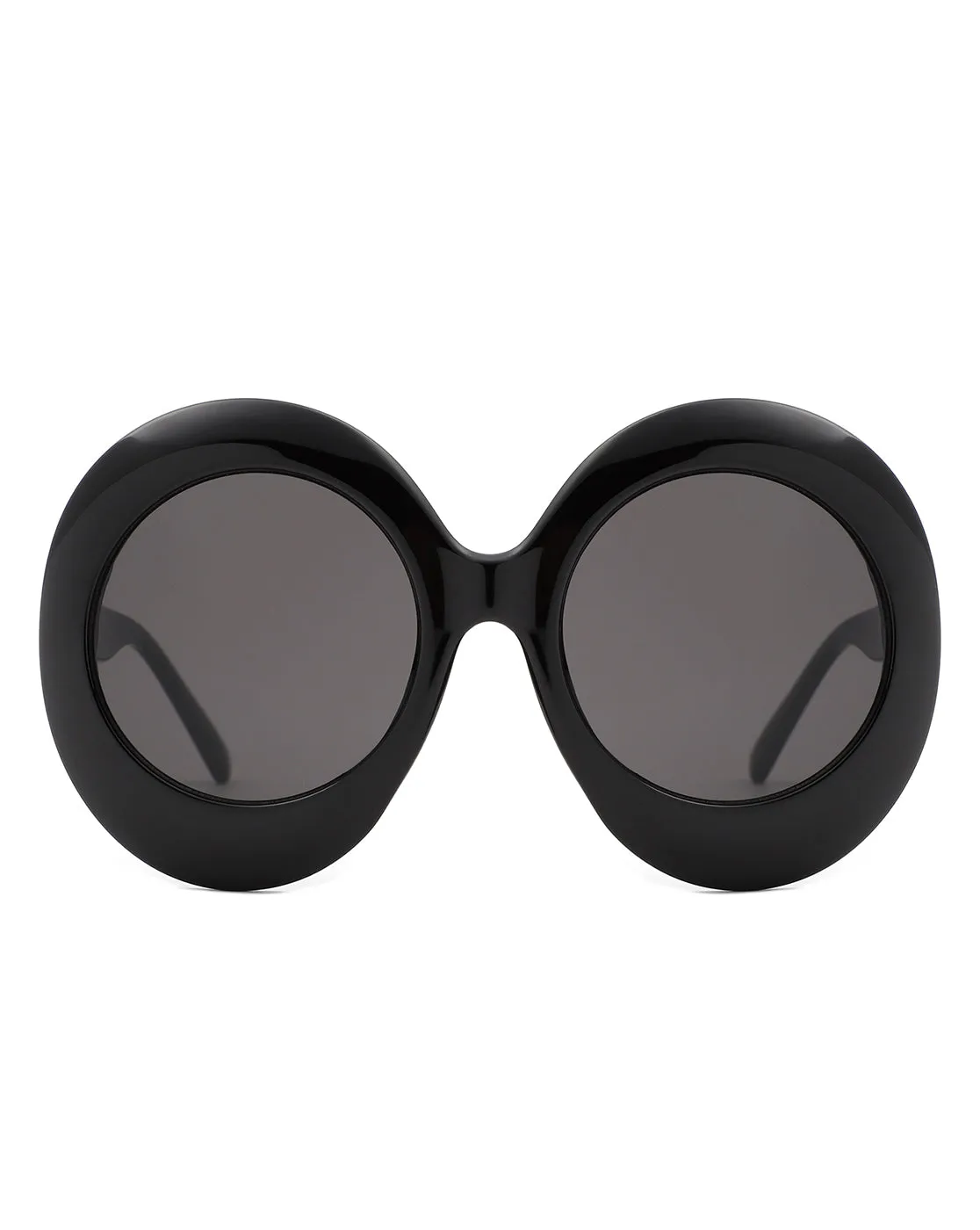 Quest - Oversized Oval Round Women's Fashion Sunglasses