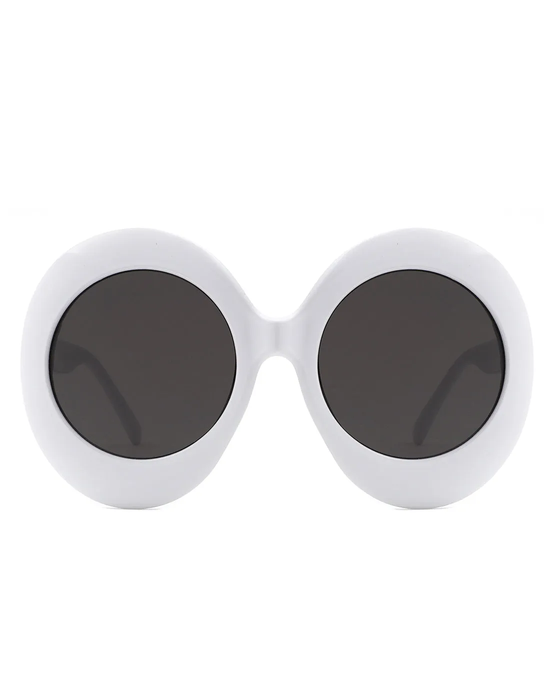 Quest - Oversized Oval Round Women's Fashion Sunglasses