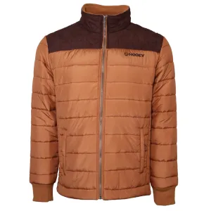 "Hooey Puffer Jacket" Tan w/ Brown