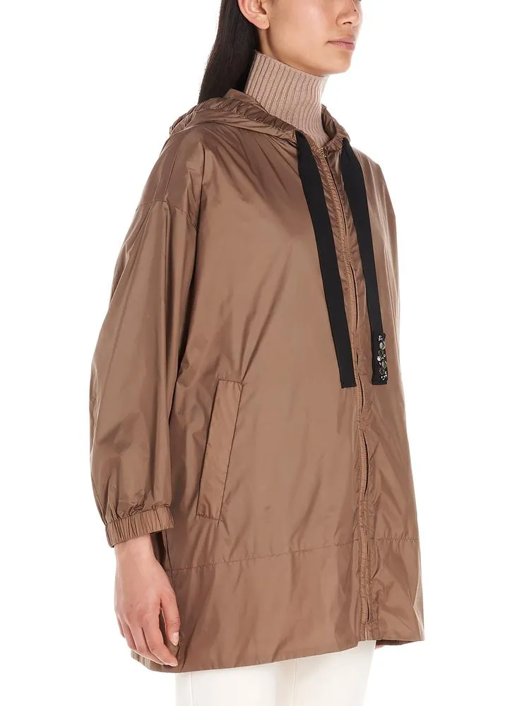 'S Max Mara Hooded Zip-Up Jacket