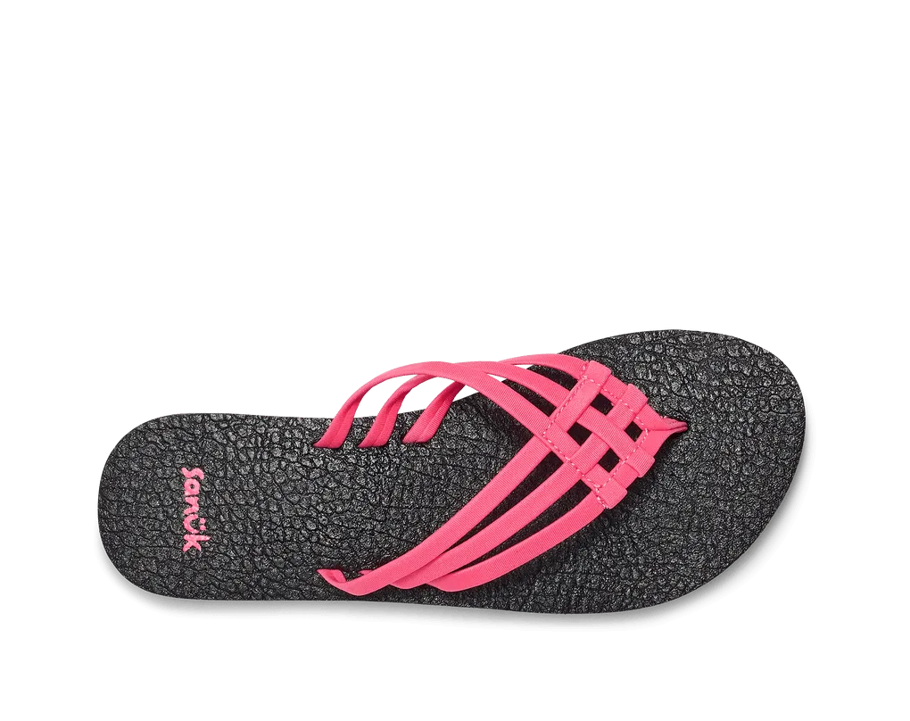 Sanuk Women’s Yoga Sandy Sandal Hot Pink