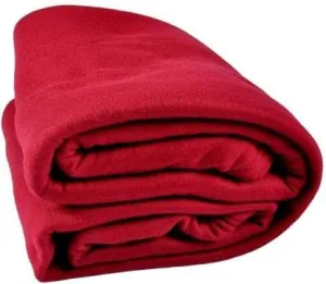 STARNSTYLE 300 TC All Season Solid/Plain Lightweight Polar Fleece Double Bed Blanket (230 x 230 cm) Maroon Blanket Double IV13