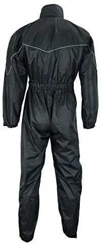 Warrior Gears® One Piece Motorbike Motorcycle Rain Suit Oversuit | Waterproof | Windproof | Reflective