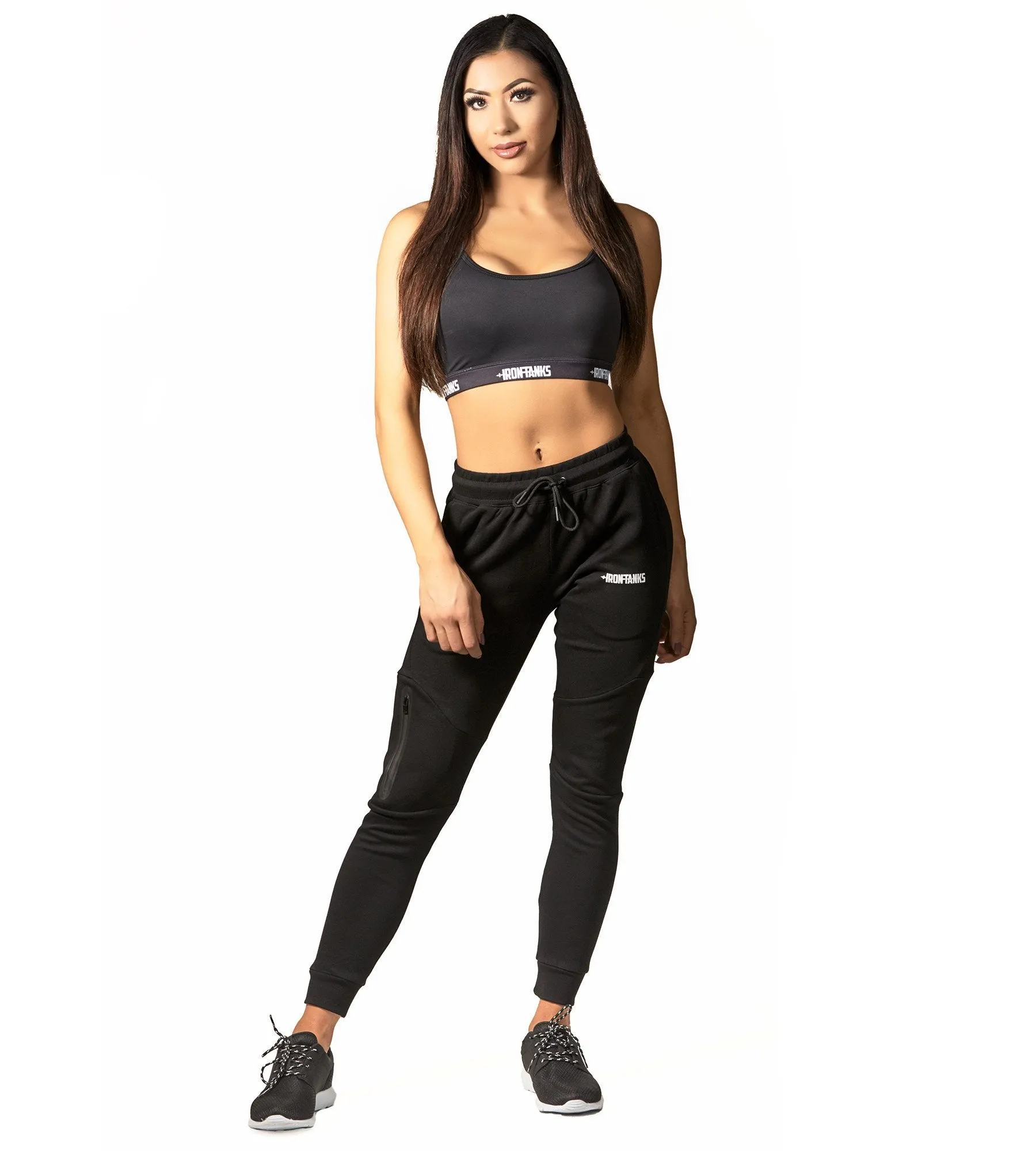 Womens Fusion Gym Pants - Flux Black