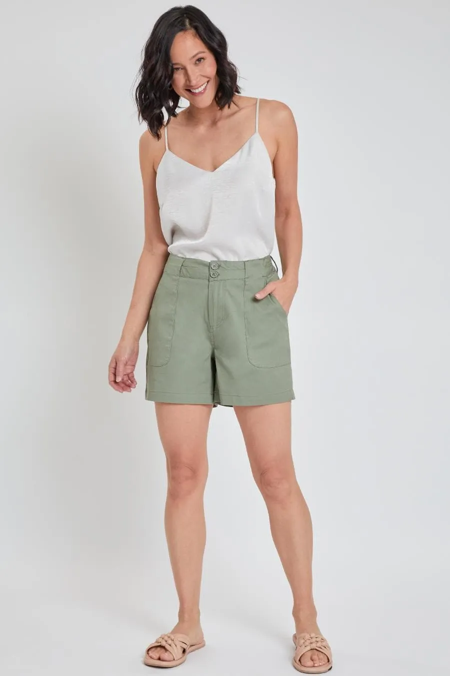 Women's High Rise Muffin Short with Porkchop Pockets Deal