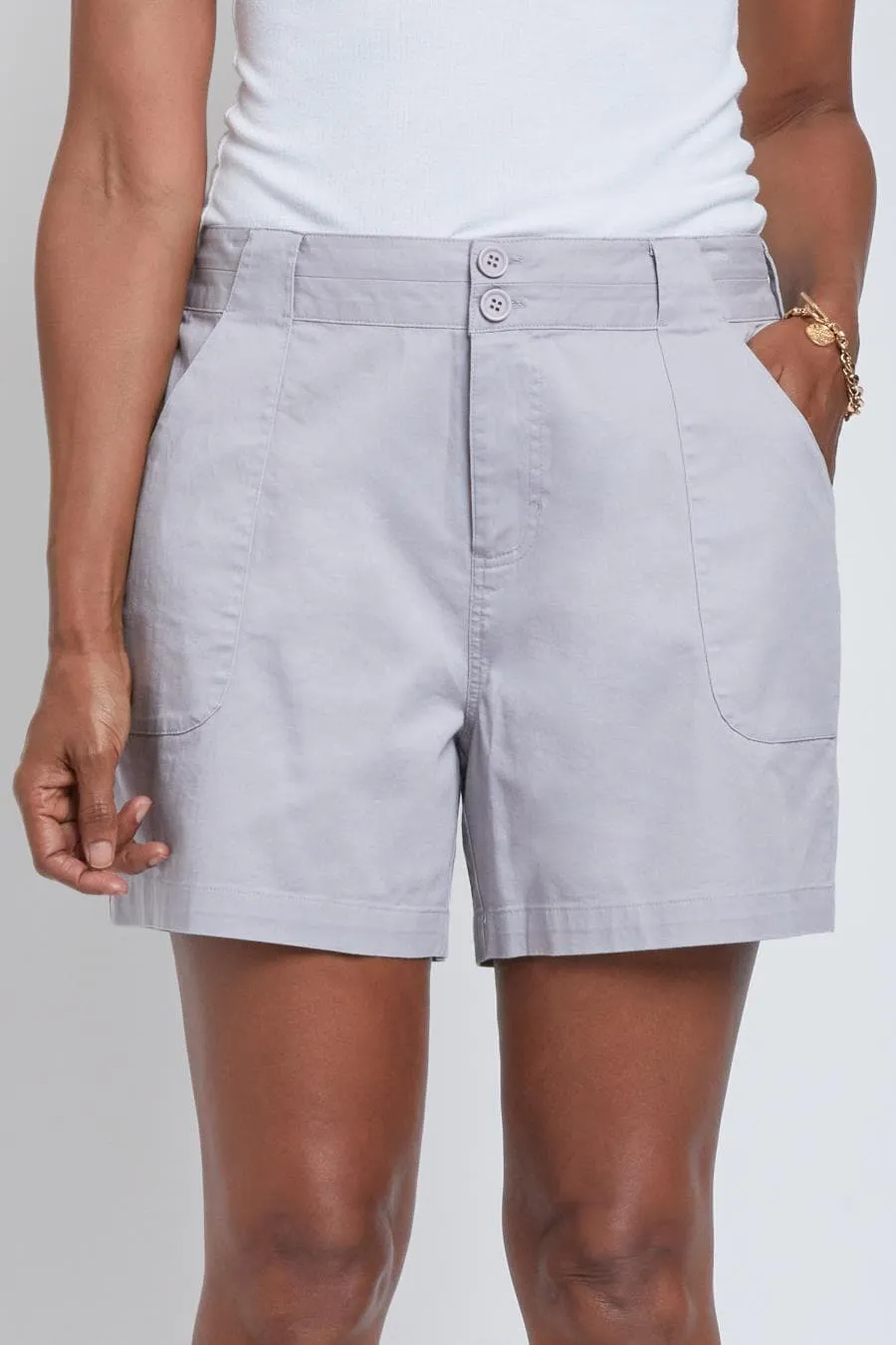 Women's High Rise Muffin Short with Porkchop Pockets Deal