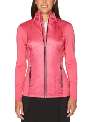 Womens Thermal Quilted Contrast Jacket